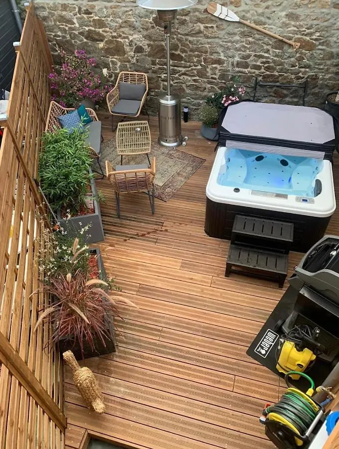 Saint Malo - Jolie Maison Avec Jacuzzi 150M Gare 펜션